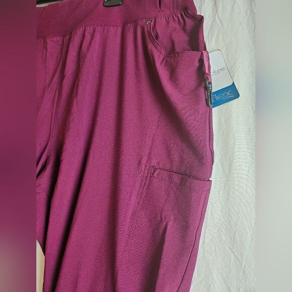 Cherokee Scrubs iFlex Women's 2XL Contemporary Straight Leg Pull On Pant CK002T - Picture 6 of 10